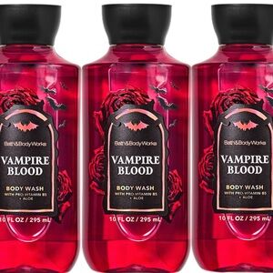 SOLD OUT! Bath & Body Works Vampire Blood Body Wash - Set of 3